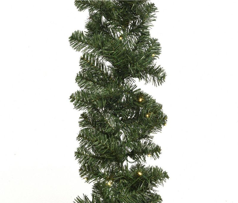 Guirlande groen 270cm lang - 50 LED lampjes