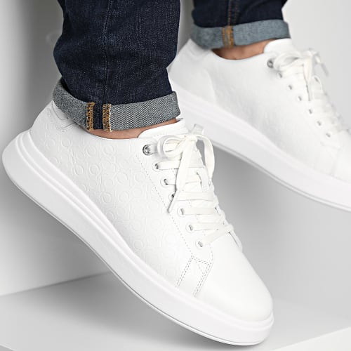 Baskets Raised Cupsole Lace Up 1555 White Mono