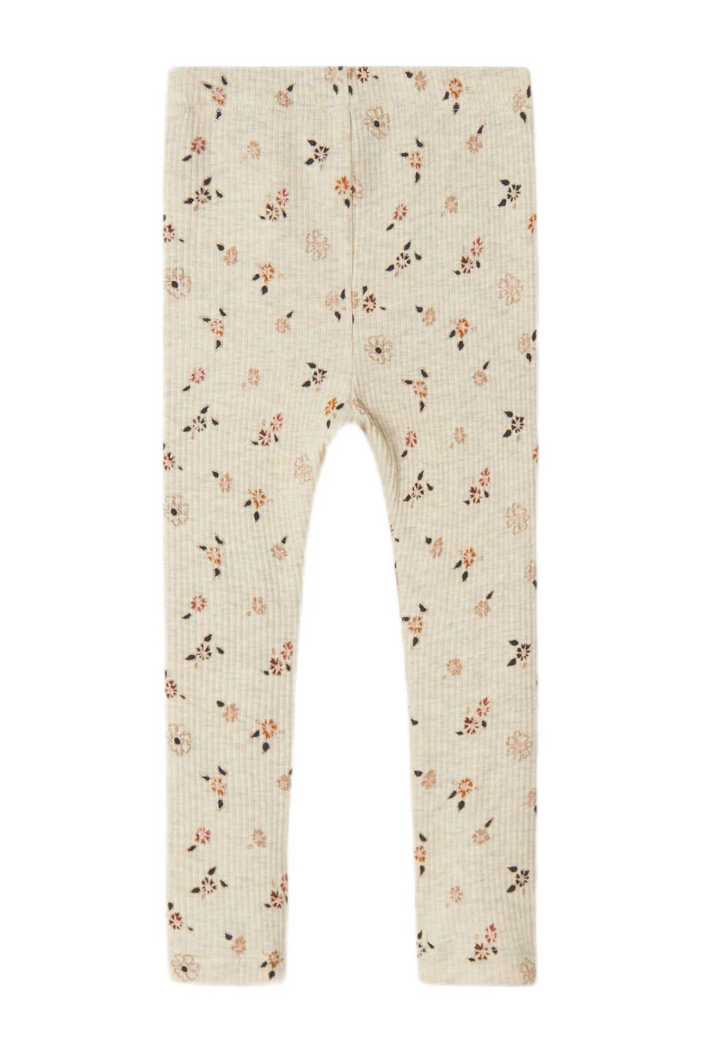 NAME IT gebloemde legging NMFPOSANA ecru