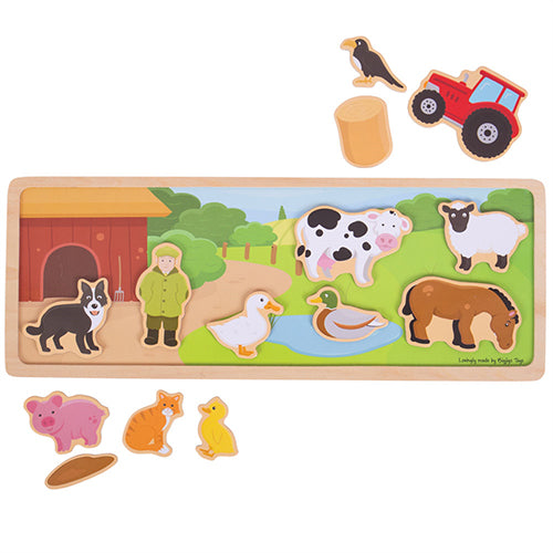 Bigjigs magneetbord boerderij