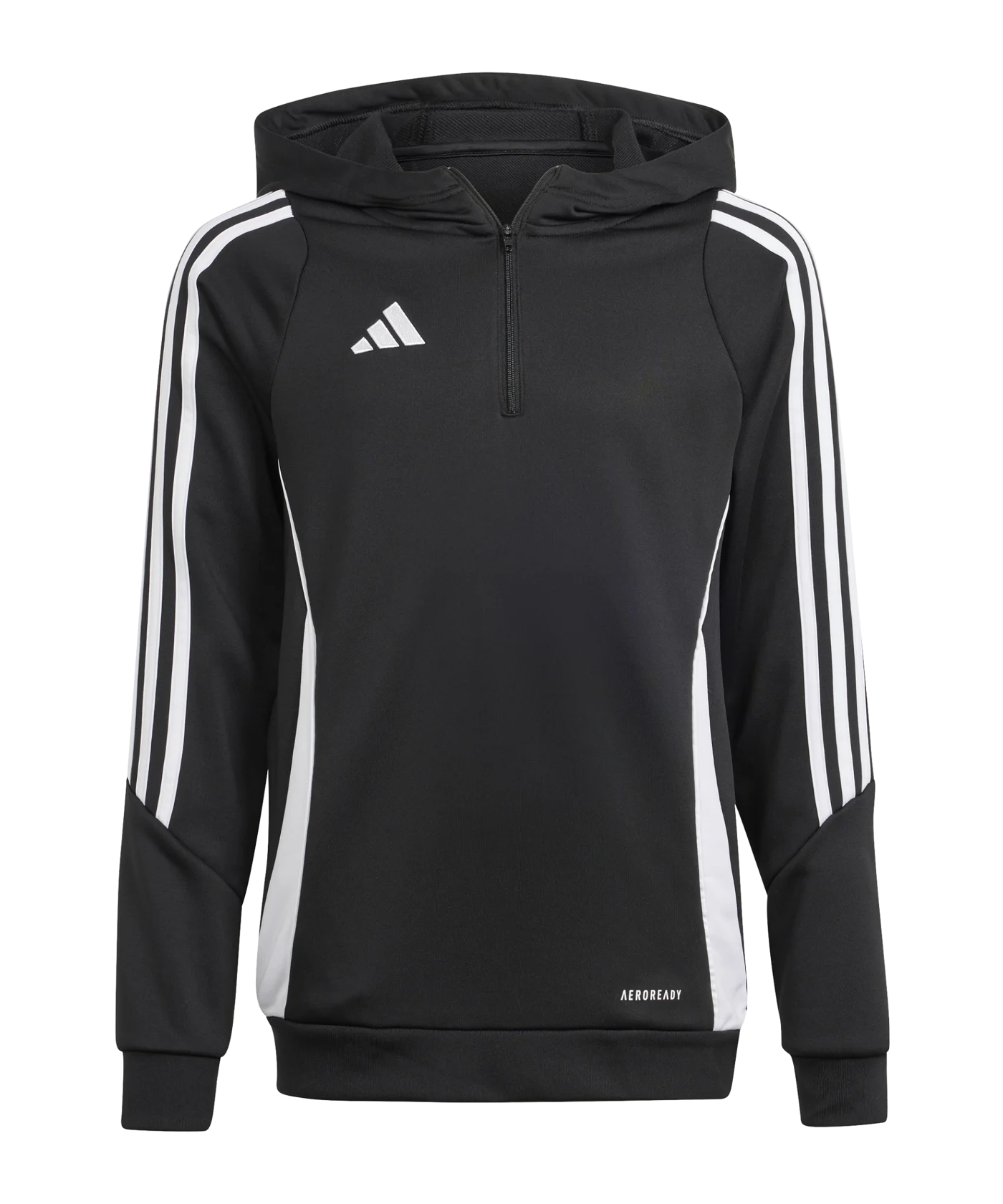 adidas Tiro 24 Hoody Kids Schwarz Weiss