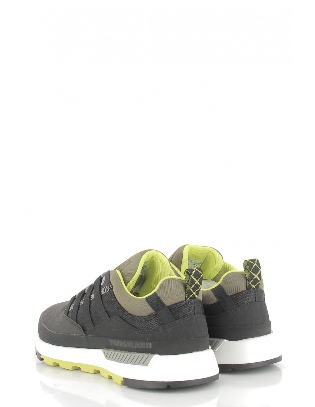 timberland Baskets de ville homme eurotrekker low mesh noir/blanc/vert