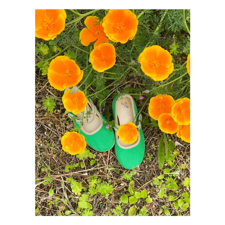 Hermosilla Ballerines Palmera | Vert