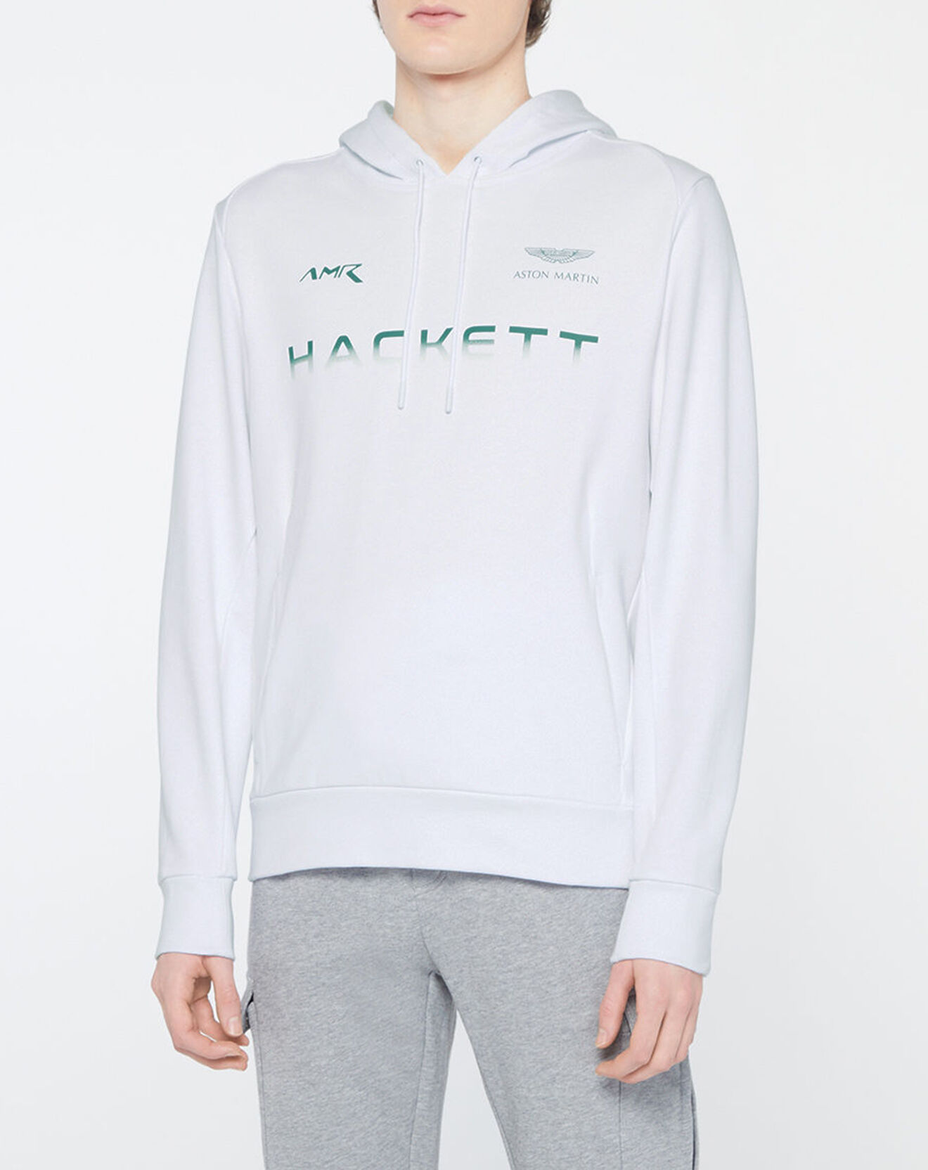 Hackett London Sweat à capuche Aston Martin Racing blanc