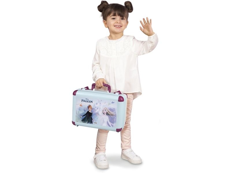 Smoby Schminkset Frozen Beauty Vanity Schminkkoffer mit Tragegriff und 13 Accessoires