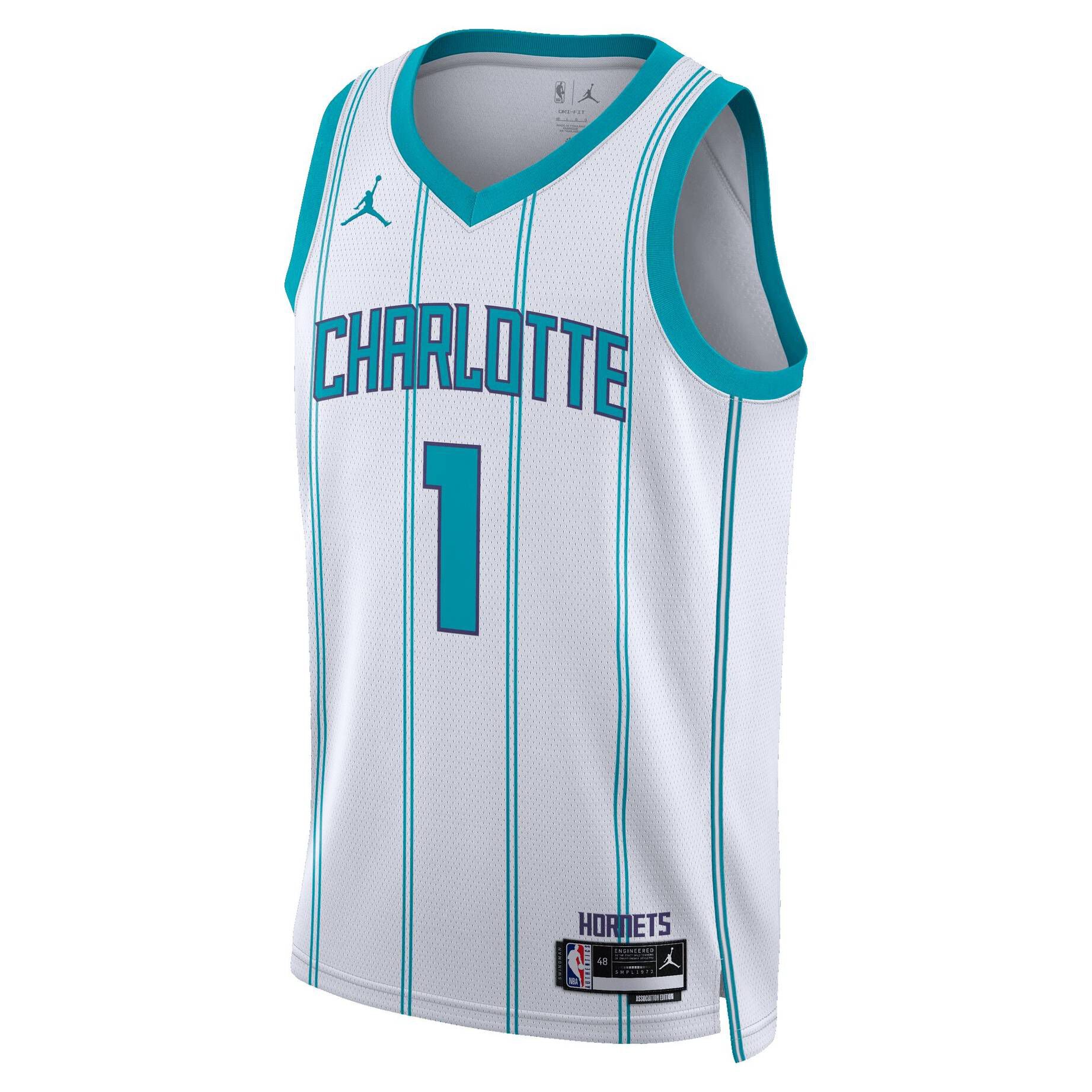 Nike| NBA-CHARLOTTE HORNETS-BALL-LAMELO-SWINGMAN JERSEY