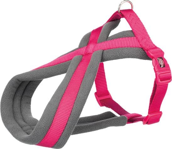 Trixie Premium touring harness, S: 35–65 cm/20 mm, fuchsia