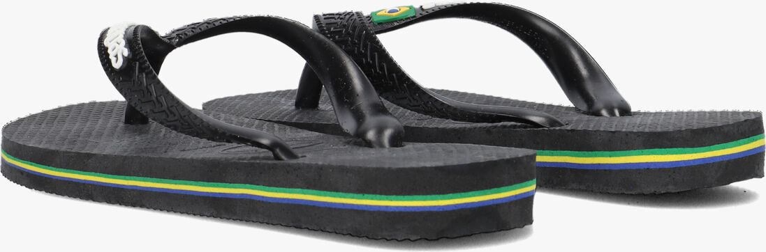 HAVAIANAS zwarte havaianas teenslippers brasil logo kids