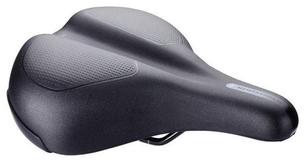 Selle BBB ComfortPlus relaxed à mémoire de forme Noir