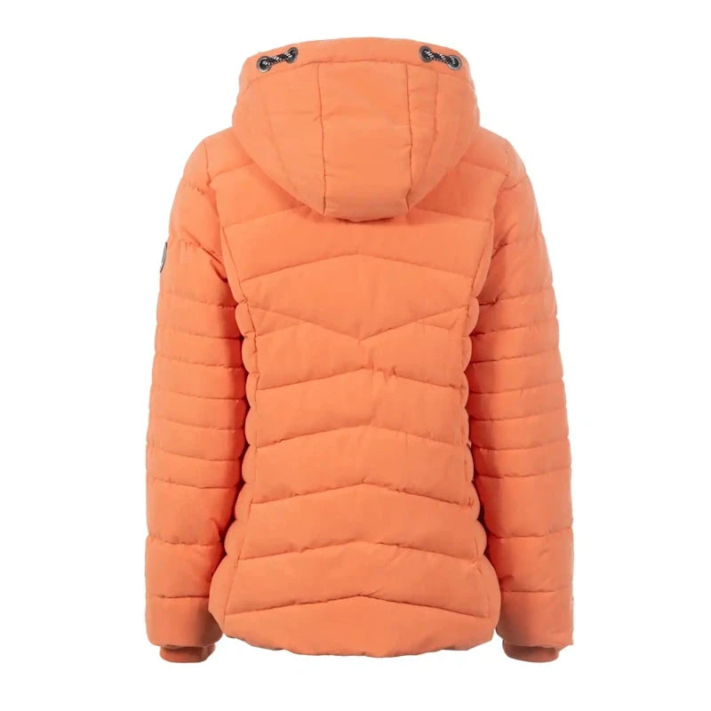 Soquesto Gewatteerde Winterjas met  Capuchon Bright Pumpkin