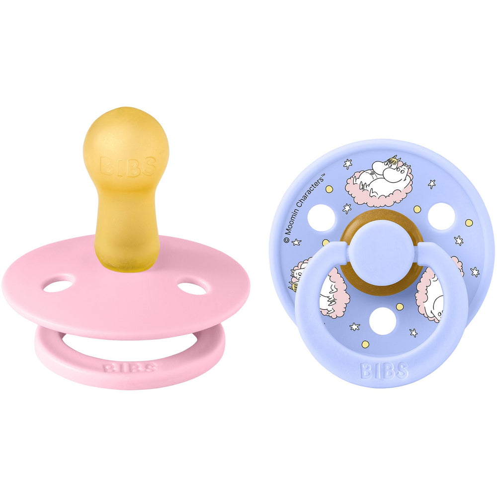 Køb Bibs X Moomin Baby Pink Mix Sut Colour 2-Pak Dreaming Latex