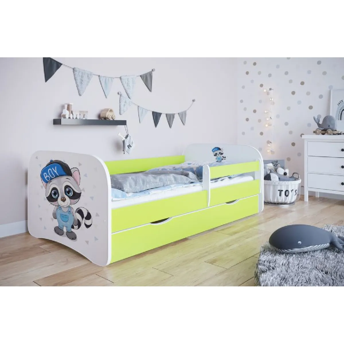 Lit Babydreams Cabanon Vert - 160x80 cm