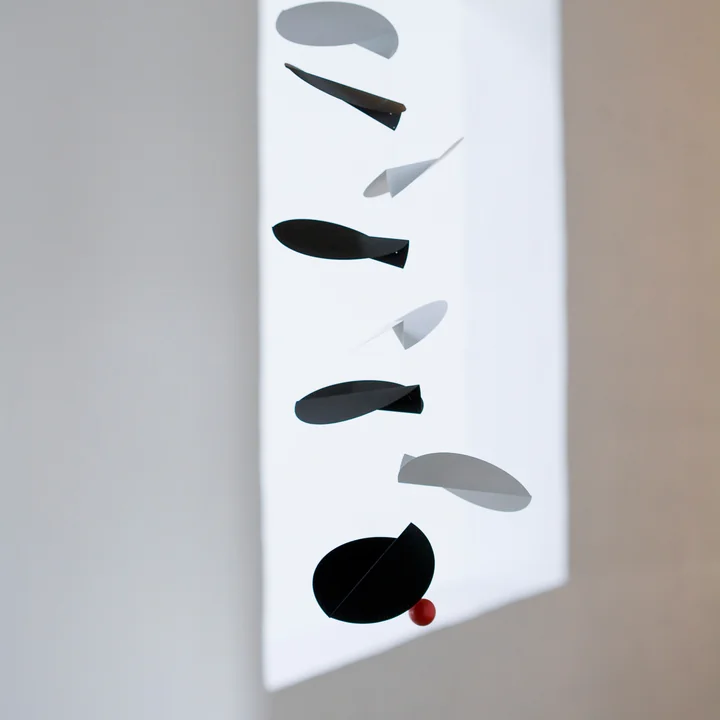 Flensted Mobiles - Turning Leaves Mobil, schwarz / weiss