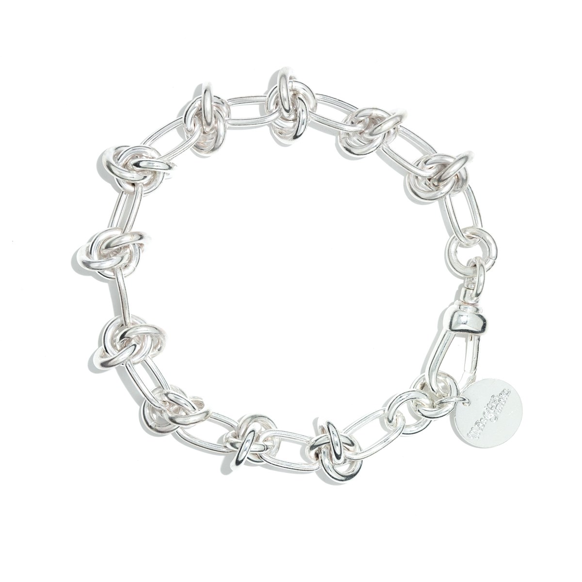 maxi bracelet plaqué argent - ATHÉNA