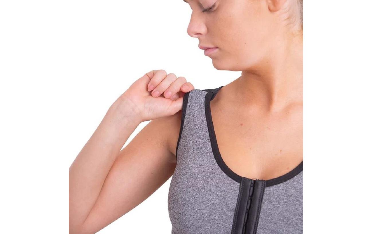 Posture BH Damen grau LSport Büstenhalter für eine gute Körperhaltung