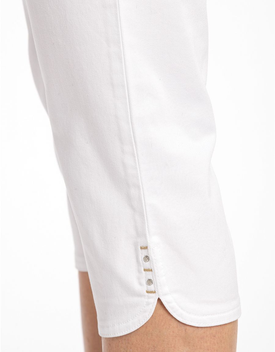 Corsaire blanc stretch