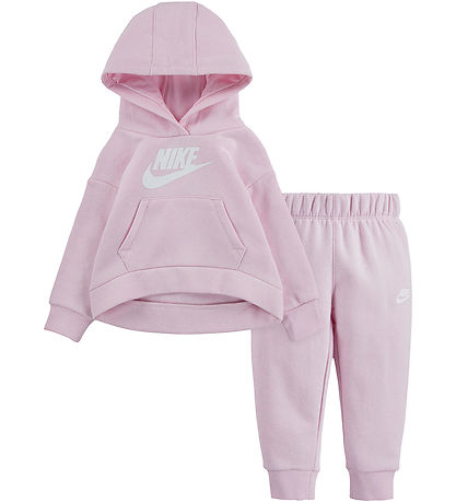 Nike Sweatset - Pink Schaumstoff m. Weiß