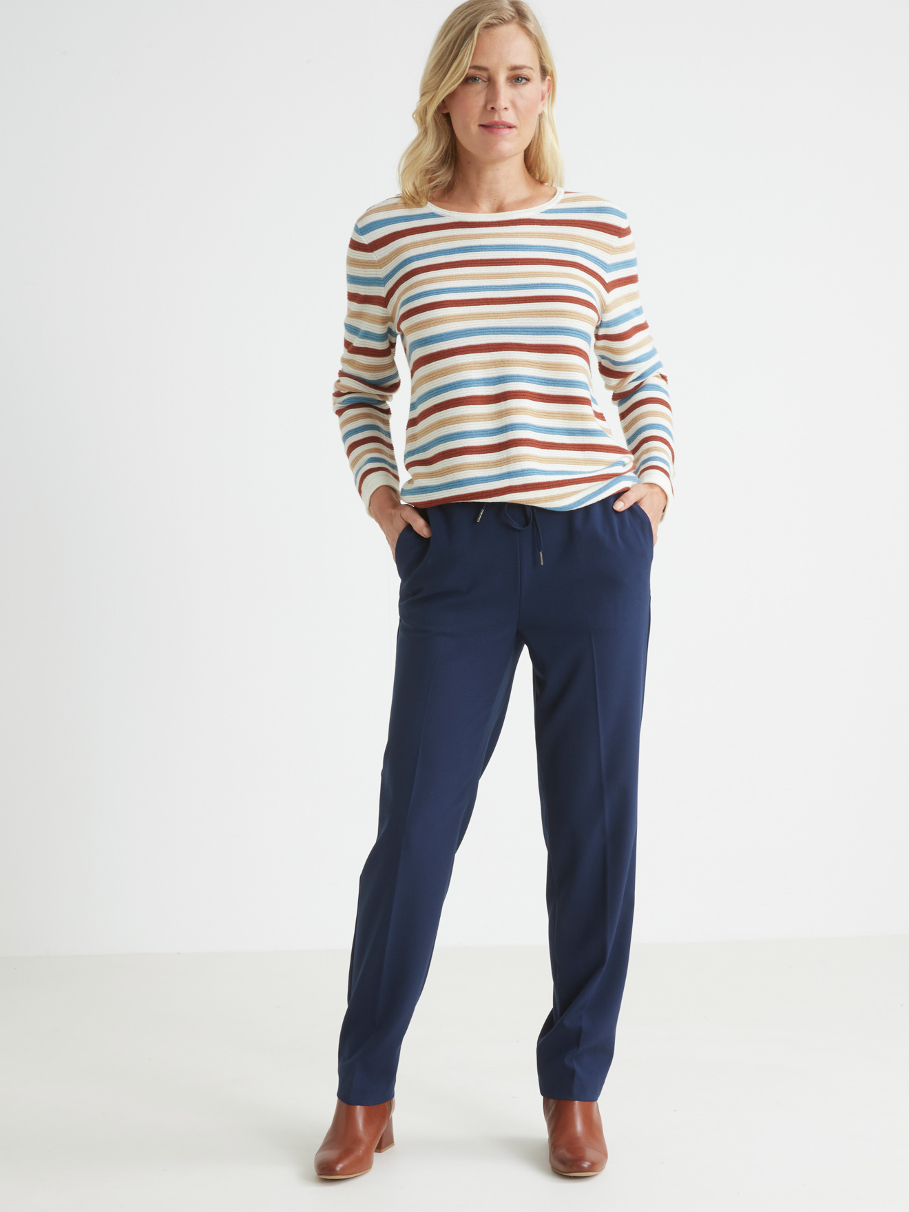 Pantalon élastiqué