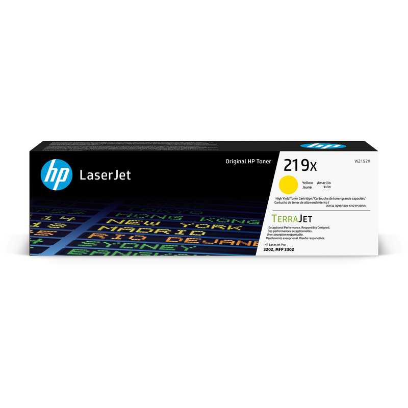 HP 219X (W2192X) Toner, gelb