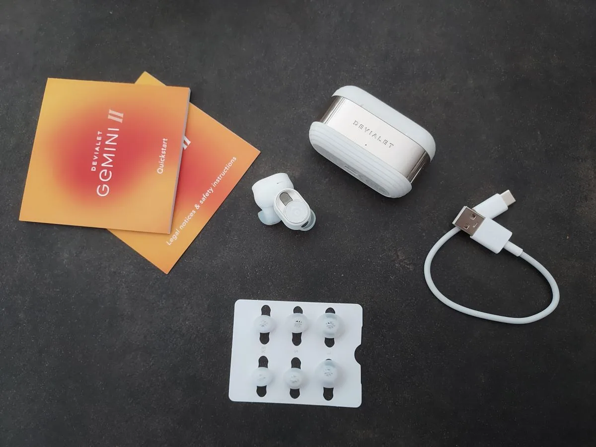 Devialet Gemini II Blanc Écouteurs True Wireless