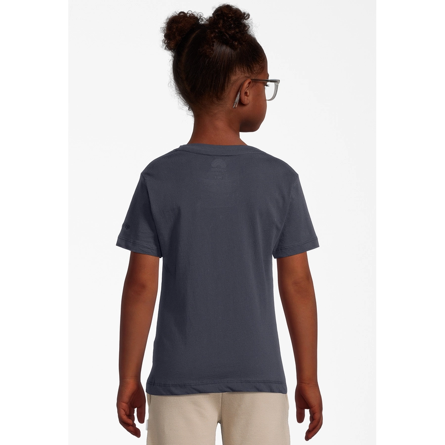 New Life T-Shirt TEE - CREW NECK PATCH POCKET Blau