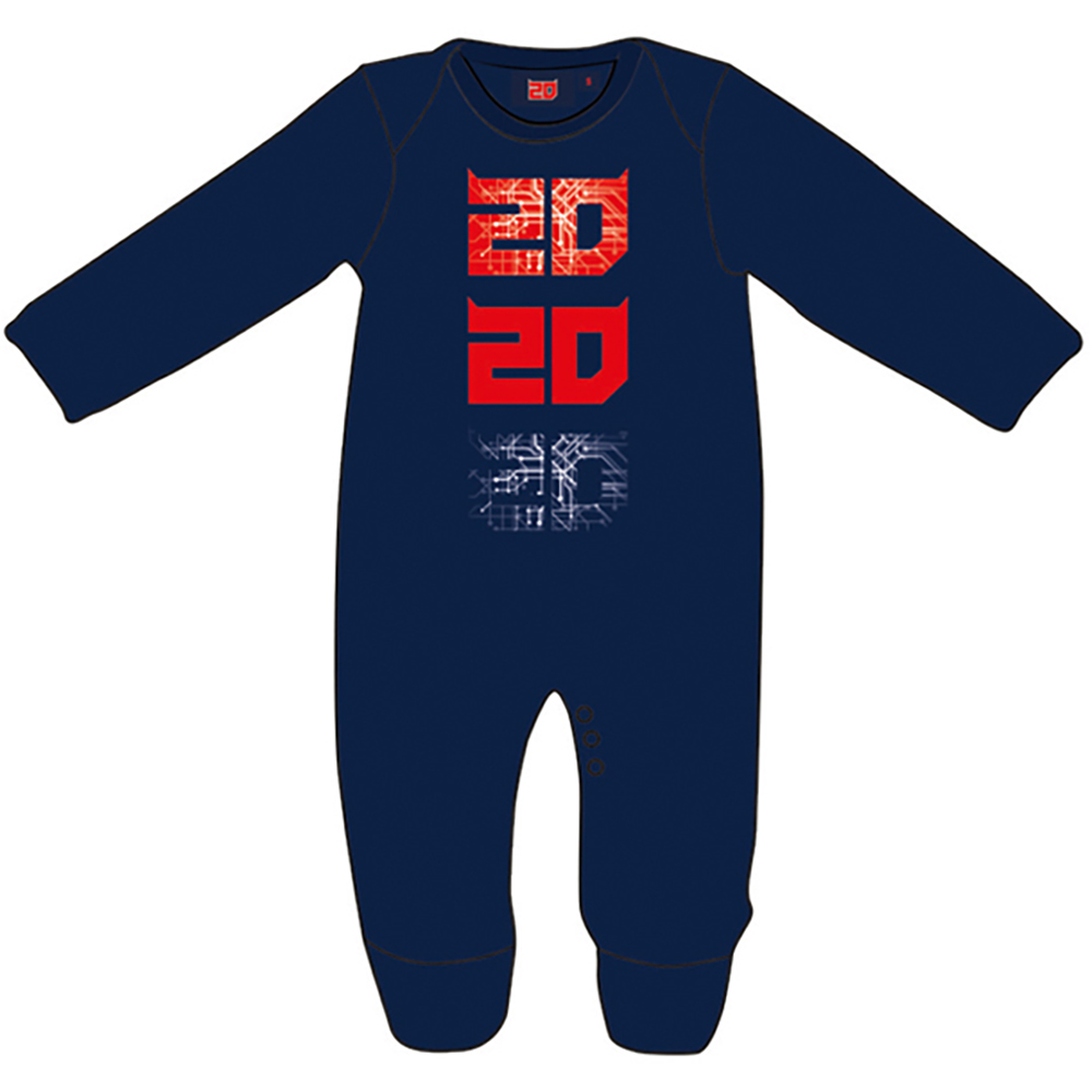 Fabio Quartararo - Pyjama bébé El Diablo 20 Bleu / Rouge