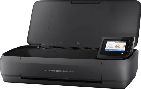 HP Officejet 250 Mobile All-in-One - Multifunktionsprinter - farve - blækprinter - Legal (216 x 356 mm) (original) - A4/Legal (medie) - op til 8 spm (kopiering) - op til 10 spm (udskriver) - 50 ark - USB 2.0, USB vært, Wi-Fi
