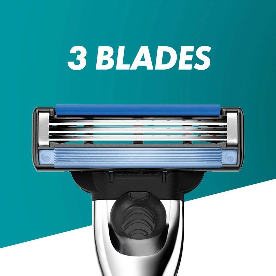 Gillette Mach3 Turbo Men’s Razor Blade Refills 5pcs