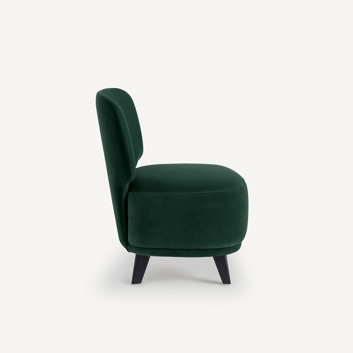AM.PM<br>Poltrona L em veludo Odalie, design de E. Gallina