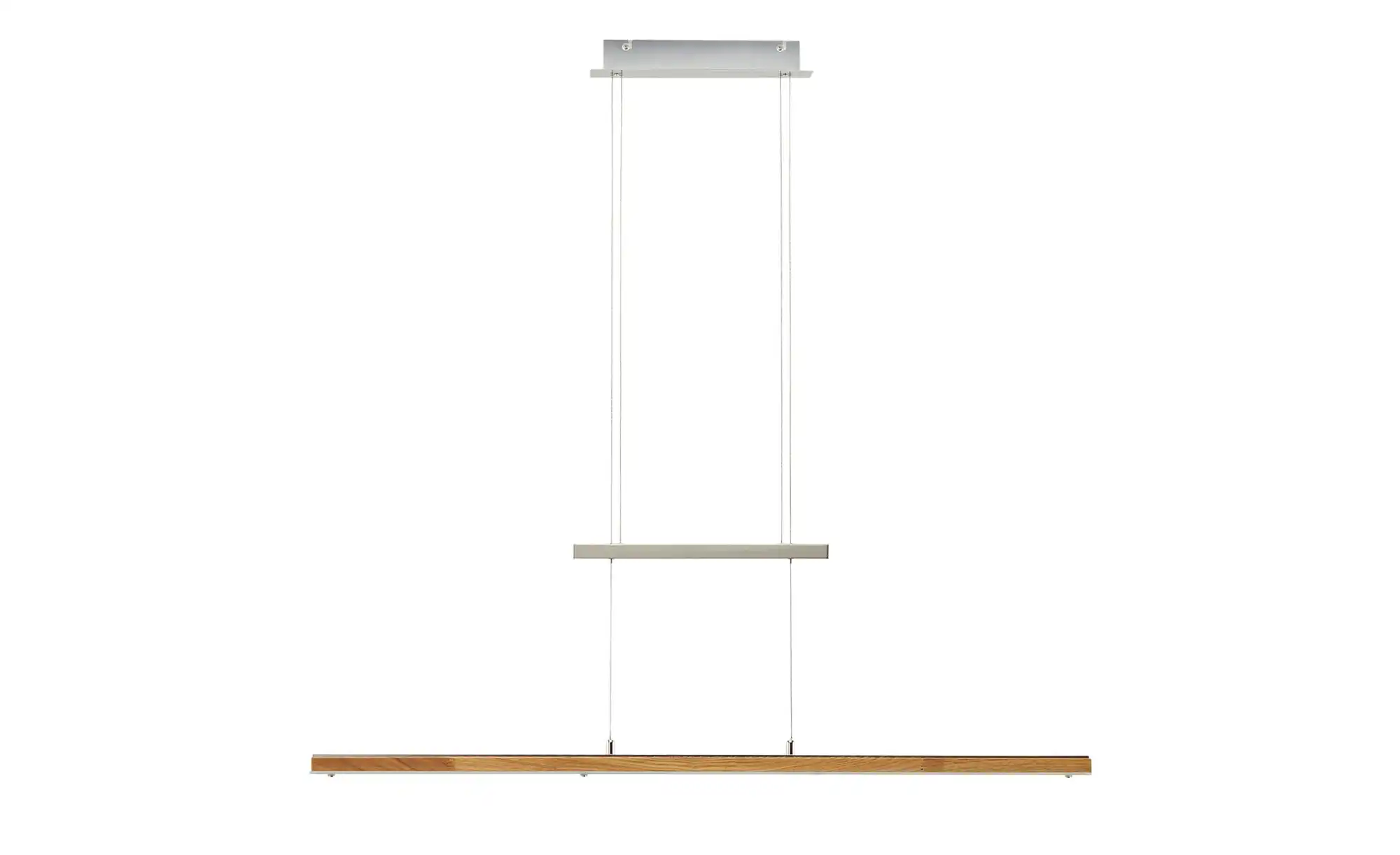 LED-Pendelleuchte, 1-flammig, Eiche natur