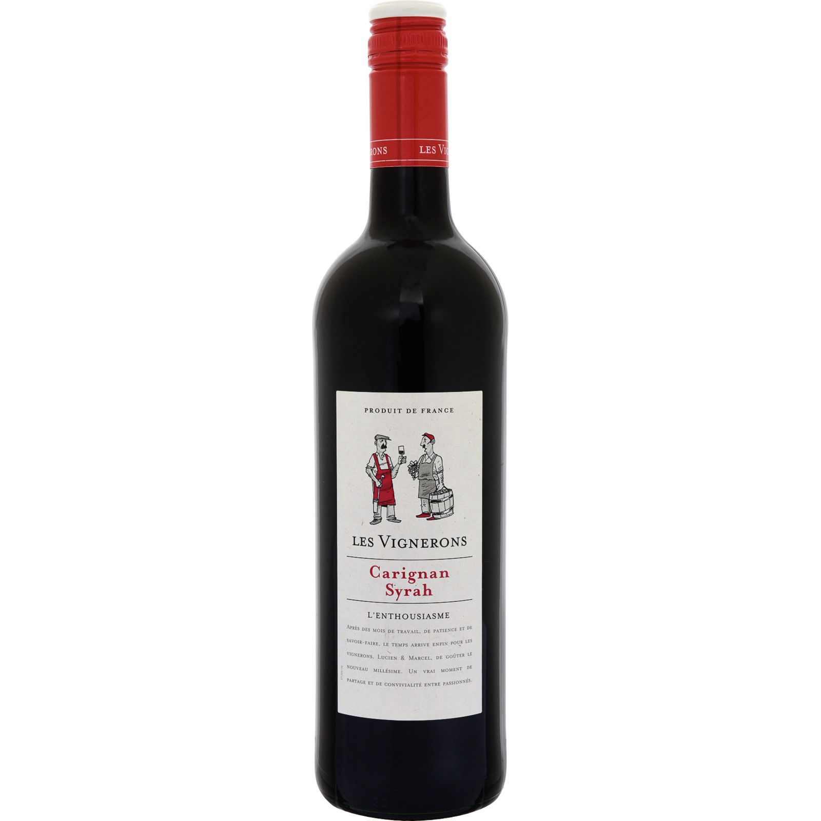 Les Vignerons Carignan Syrah 75 cl