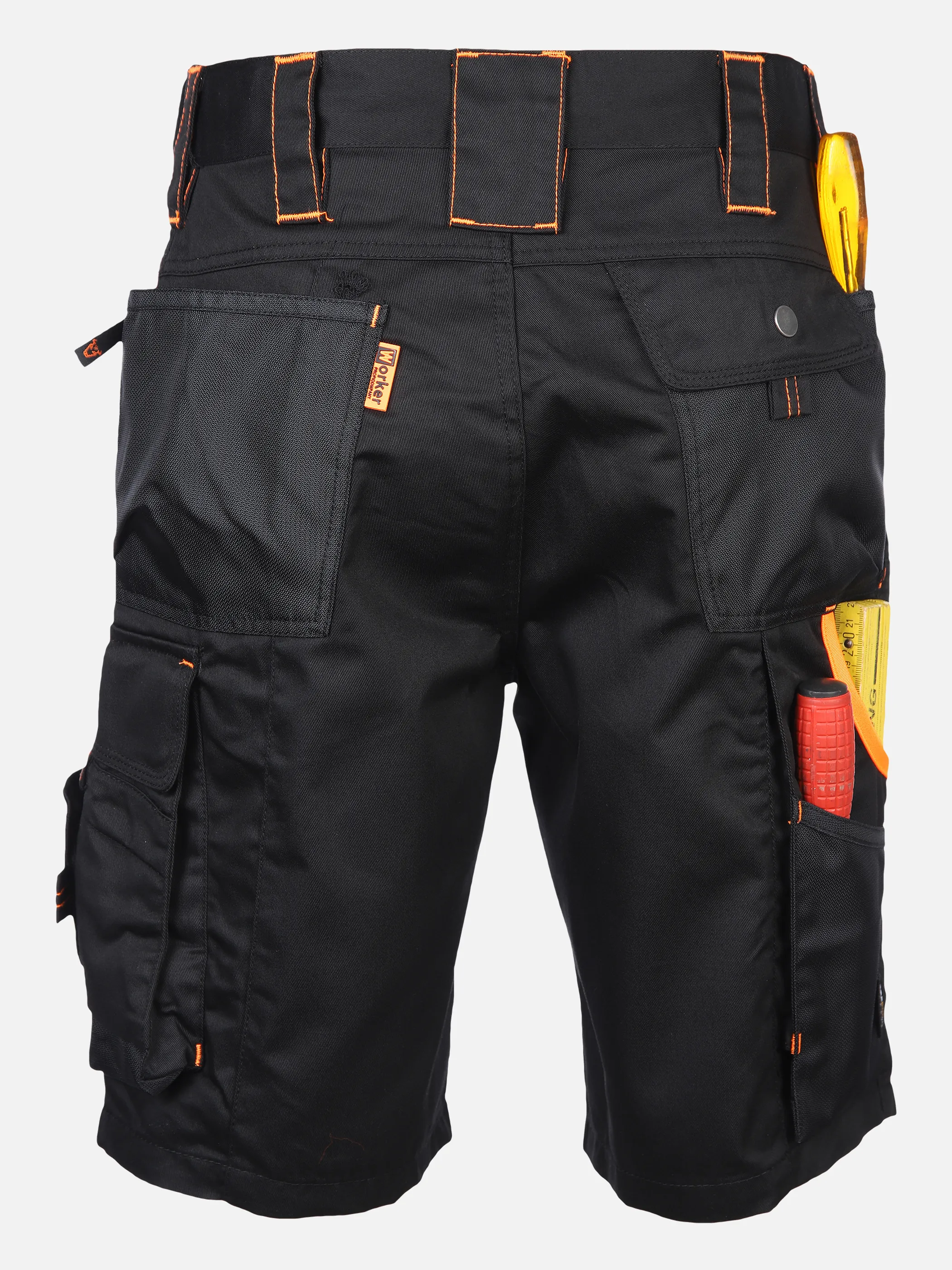 Herren Arbeitsshorts mit Neondetails