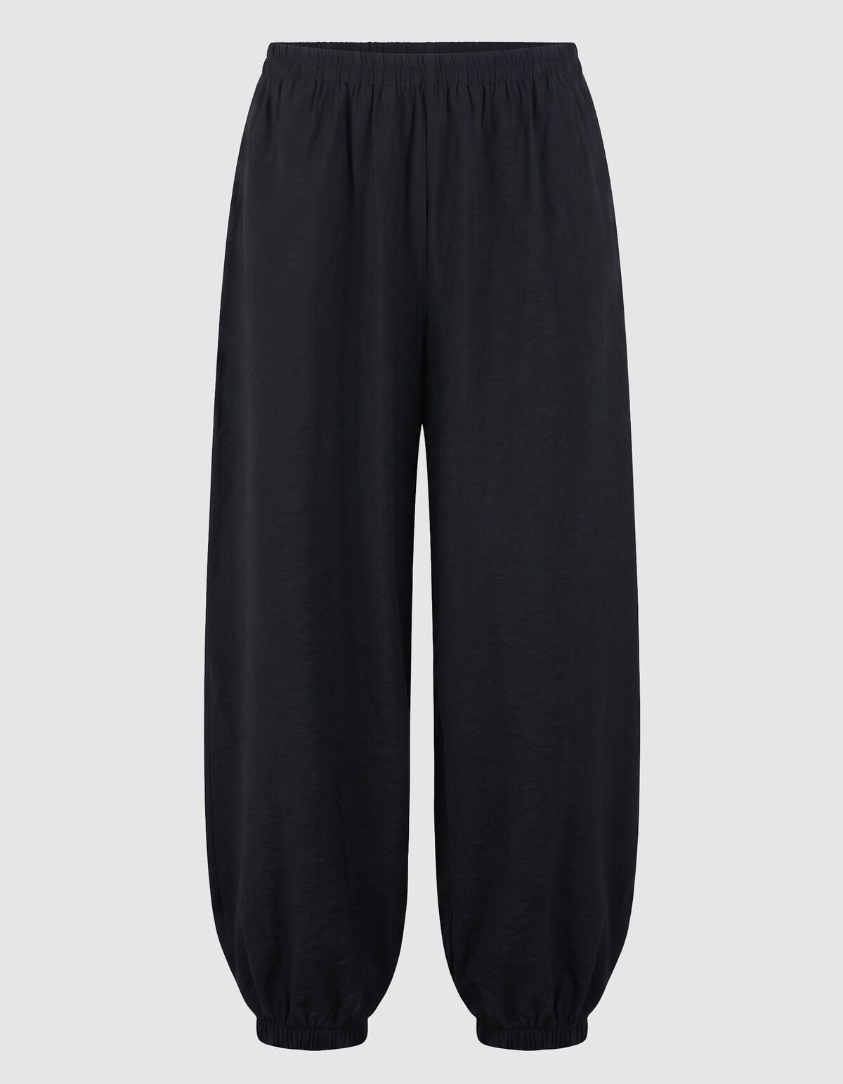 Balloon Fit Broek Zwart