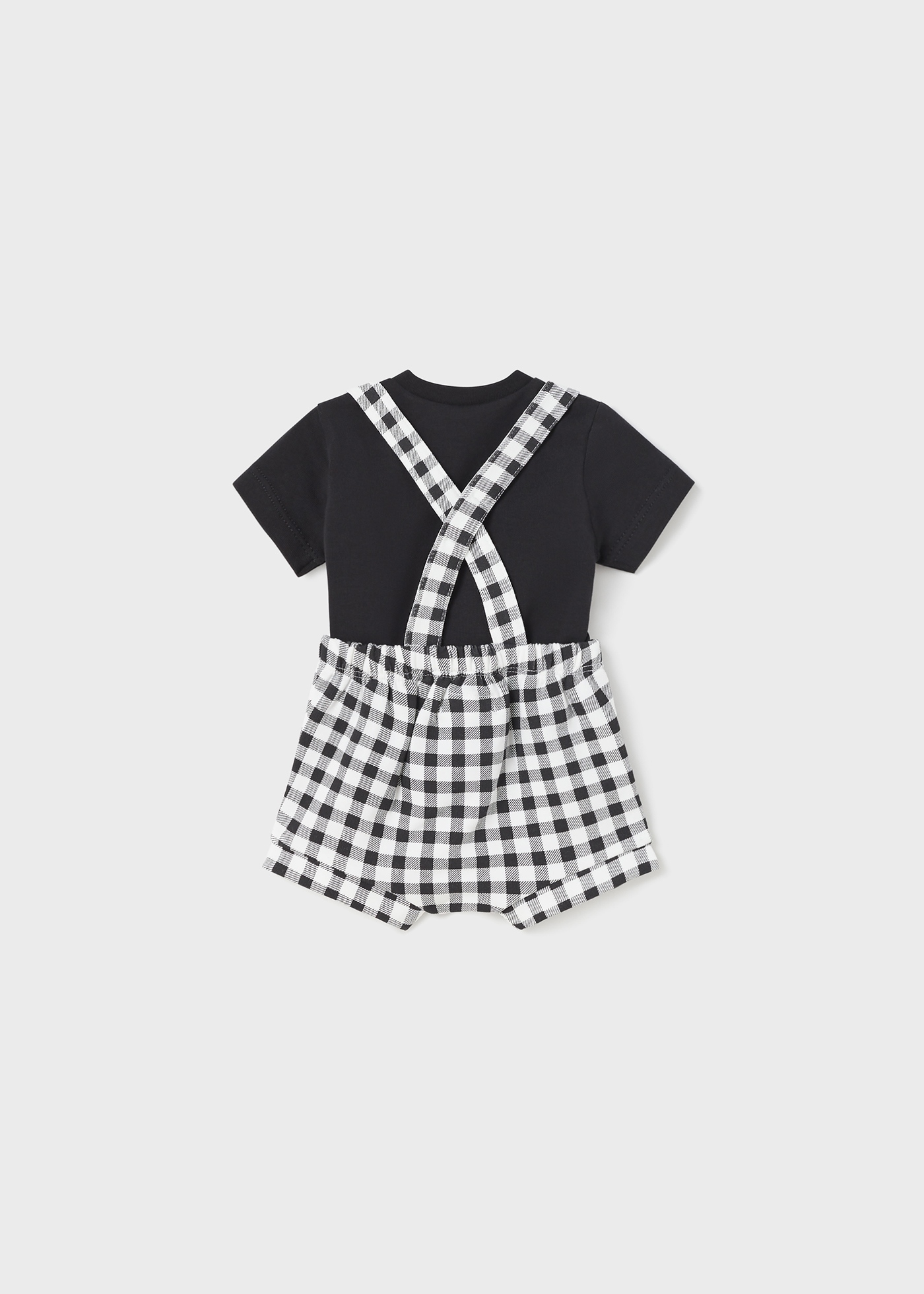 Conjunto de 2 peças em algodão sustentável para recém-nascidos.