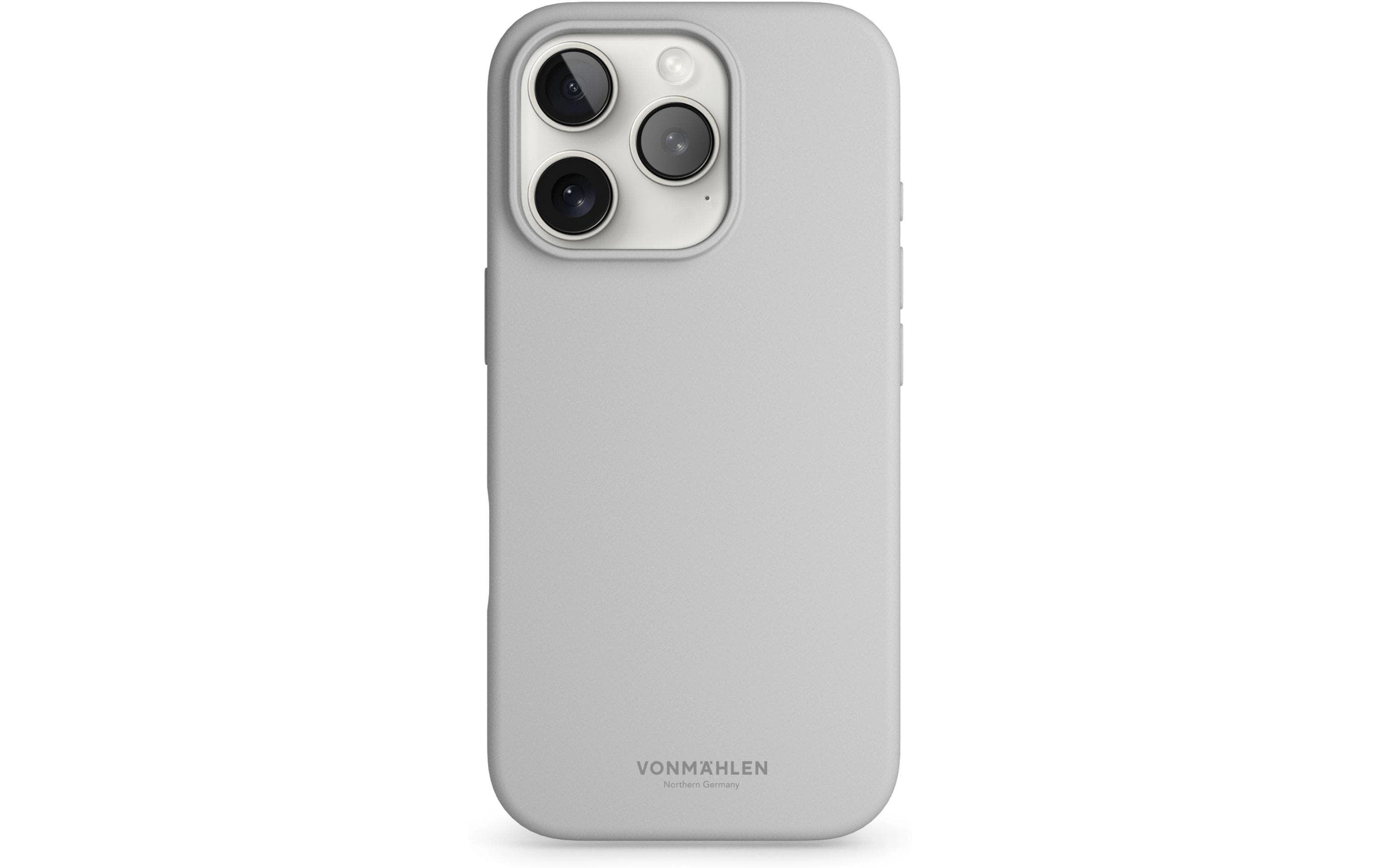 Back Cover Soft Silicone iPhone 16 Pro Max Light GraySilicone Backcover für das Apple iPhone 16 Pro Max