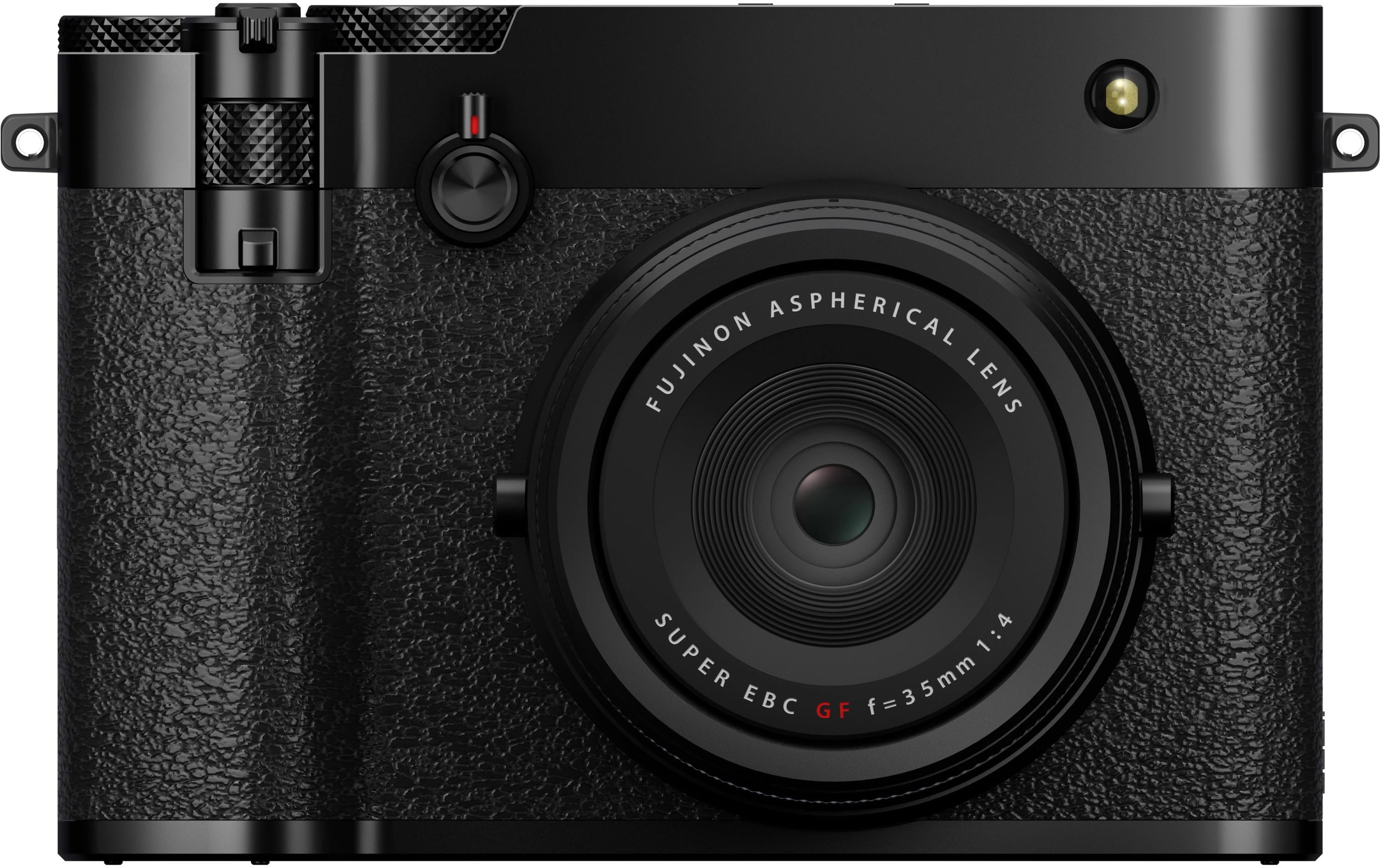 Fotokamera GFX 100RF Schwarz<br>GFX-Kamera mit fest verbautem Objektiv und bringt die Mittelformat-Bildqualität in ein ultrakompaktes Design