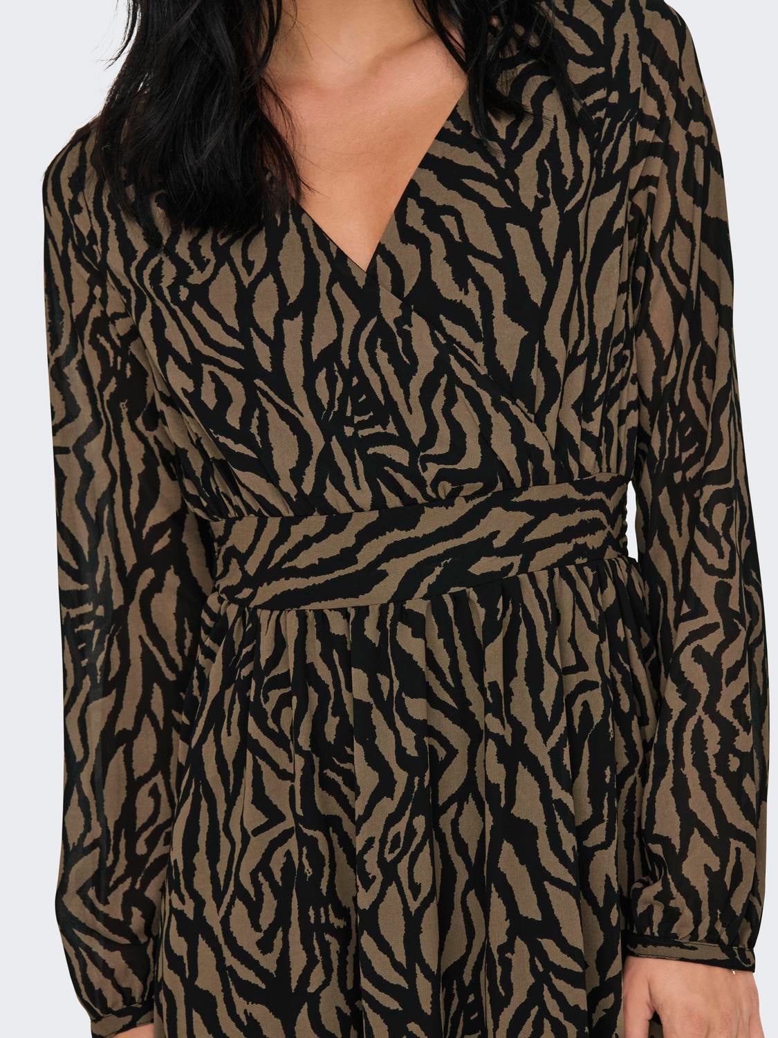 ONLSTAR Langes Kleid Walnut