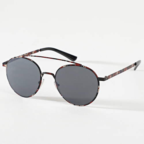 Lunettes De Soleil Noir Rouge