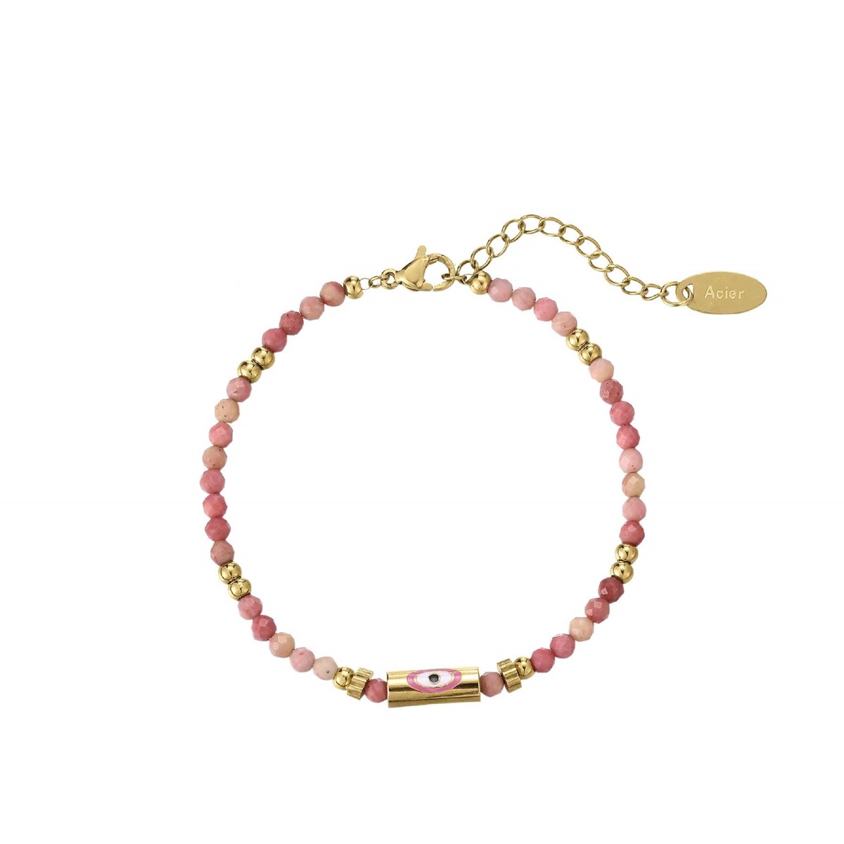 Bracelet Lucky Eye Rhodonite