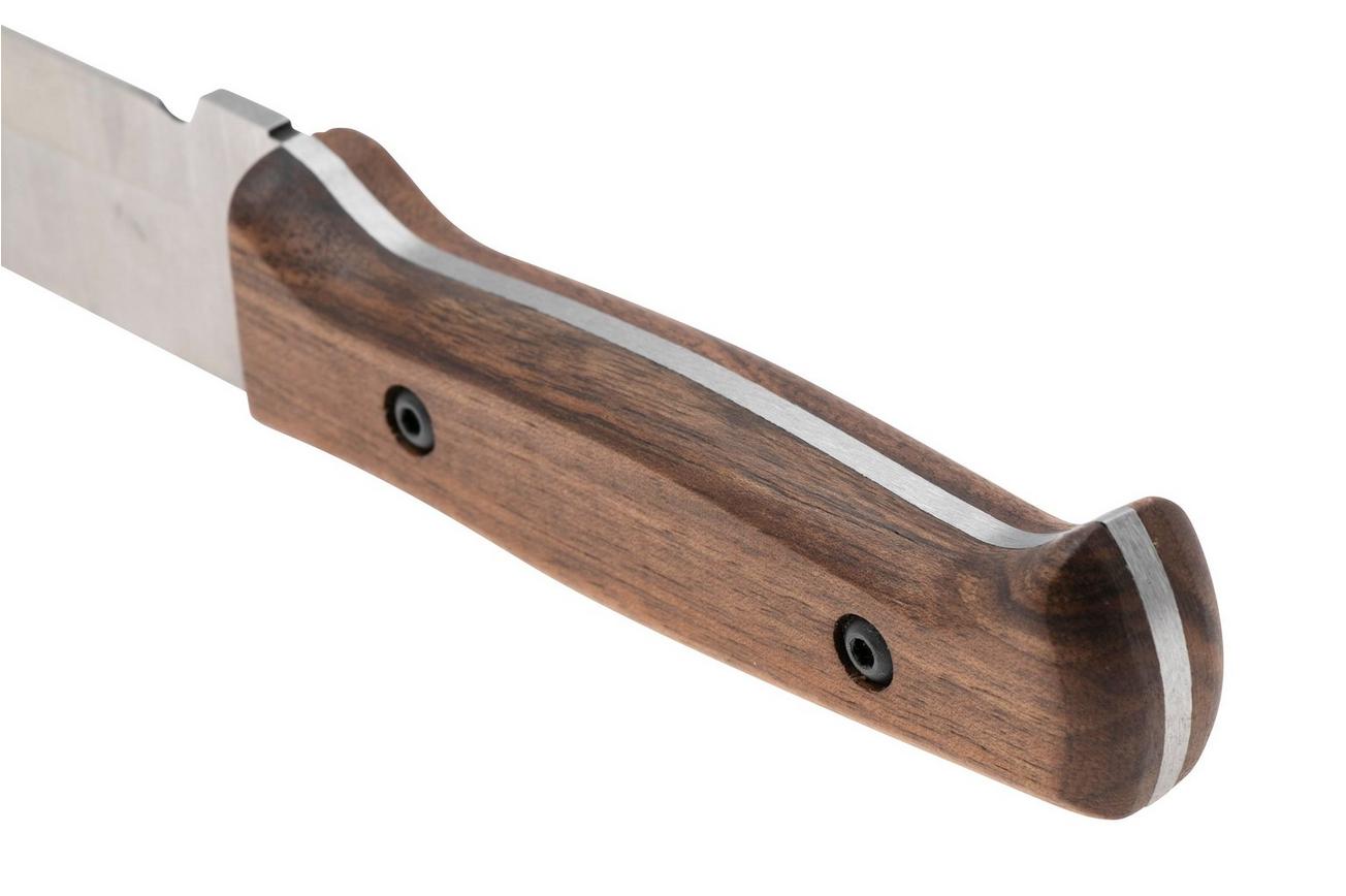 BeaverCraft TLK1, X50CrMoV15 Stonewashed, Walnut, vaststaandmes