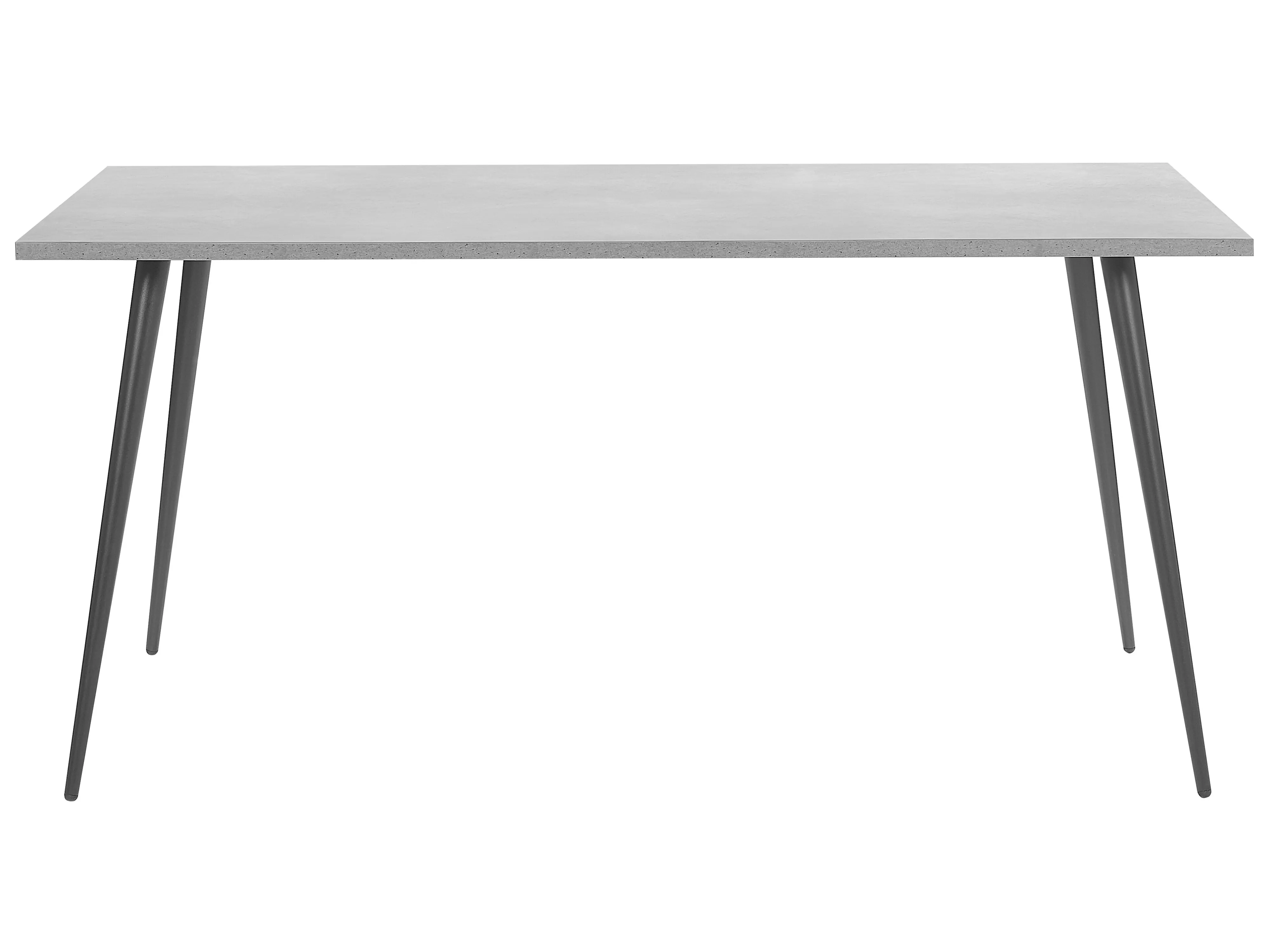 Eettafel SANTIAGO Grijs beton-effect 80 cm 160 cm