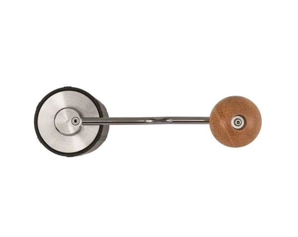 Manuel kaffekværn DUALIT® - 187x177x54mm - Rustfrit - Eg - Alu - Alu -Silikone - Sort