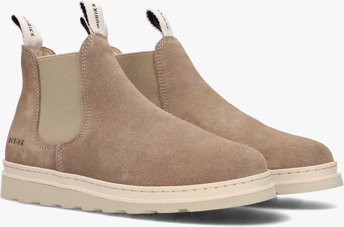 NUBIKK taupe nubikk chelsea boots jonah rai jr