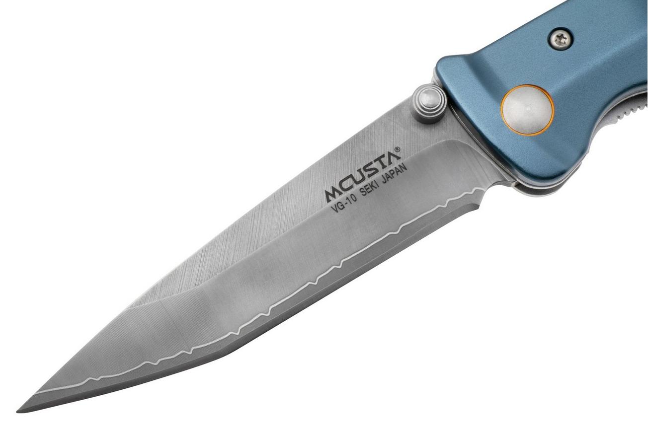 Mcusta MC-42C Katana, blauw/goud, herenmes