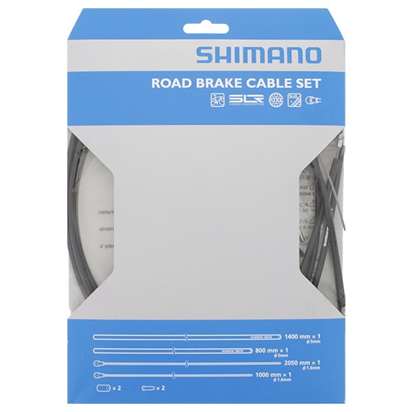 Shimano Racer bremsekabel sæt sort