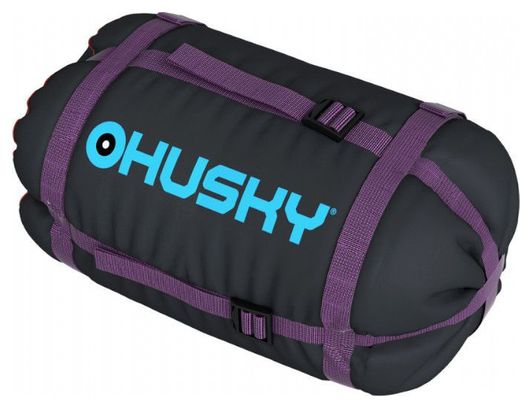 Sac de couchage momie Husky Drapé pour femme -20°C 200 x 80 cm-Noir / Violet