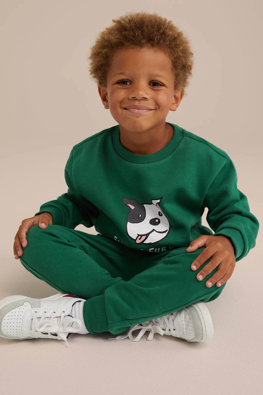 WE Fashion sweater groen