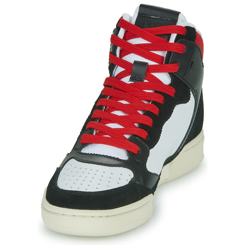 Polo Ralph Lauren - POLO CRT HGH-SNEAKERS-HIGH TOP LACE Negro / Blanco / Rojo