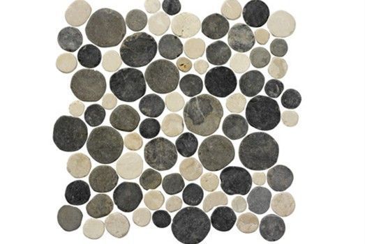Terre d'Azur Coins mix Biancone - Silva Grey mozaïek 30x30