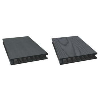 Duofuse terrasplank HKC graphite black 300 x 16,2 x 2,8 cm